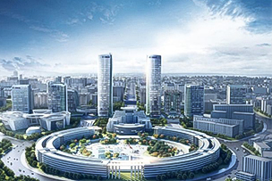 華途傳媒|國家級大數據產業基地投放濟南地標媒體-濟南綠地中心廣告